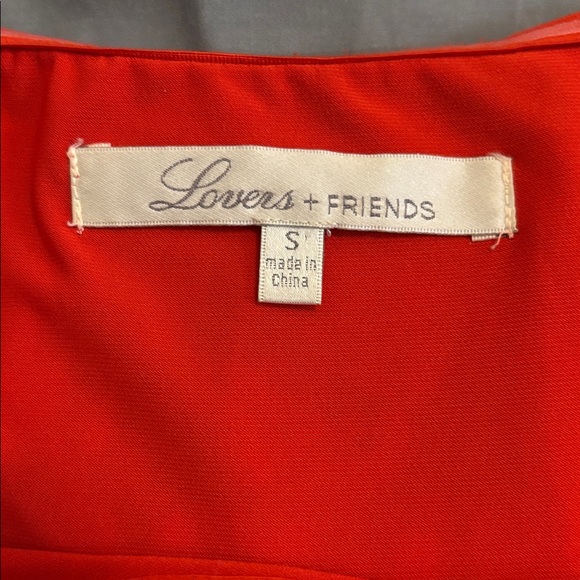 Lovers + Friends Vibrant Red Garment - Picture 5 of 6